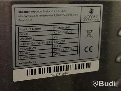 Royal Catering Contact Grill RCKG-3600-G | 2024