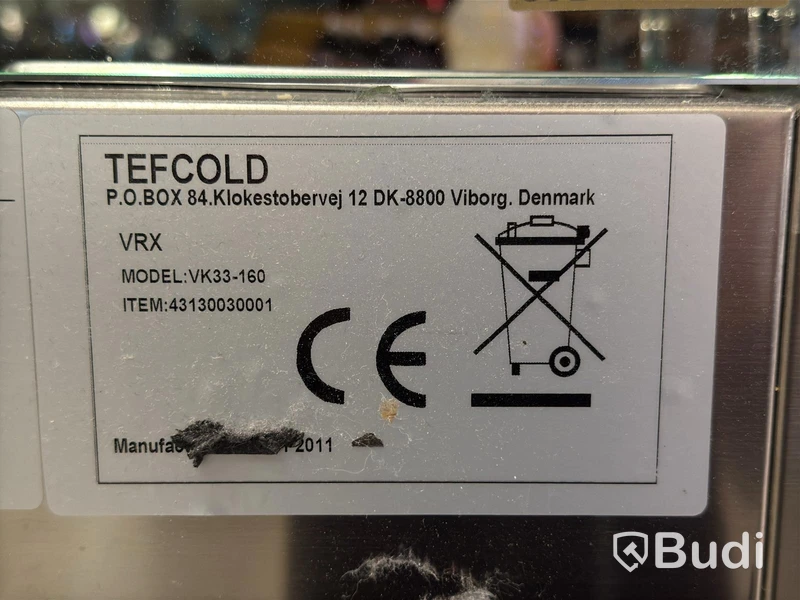 Refrigerated display counter Tefcold VK33-160 | 2011