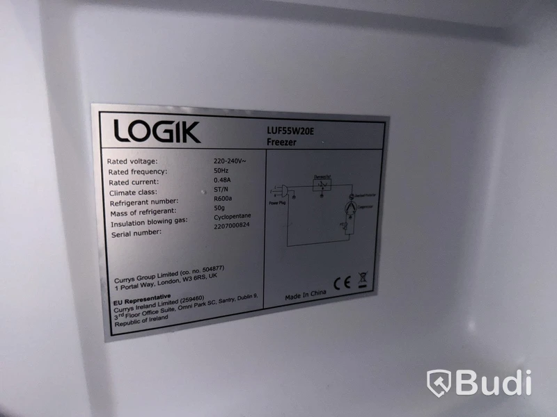Logik Freezer LUF55W20E