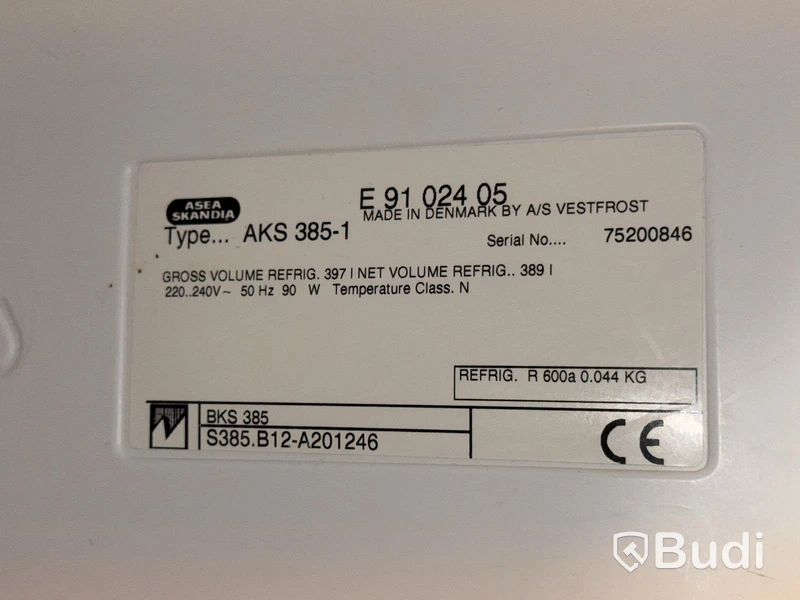 Asko BKS 385-1 Refrigerator