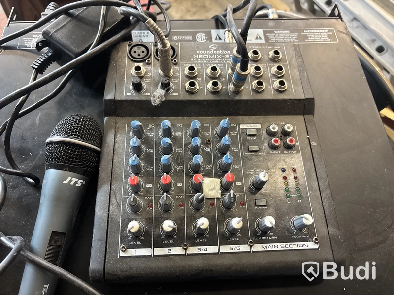 Ljudanläggning EP2500 + Neomix-202