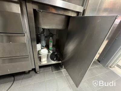 Refrigerated counter with sink, Novameta