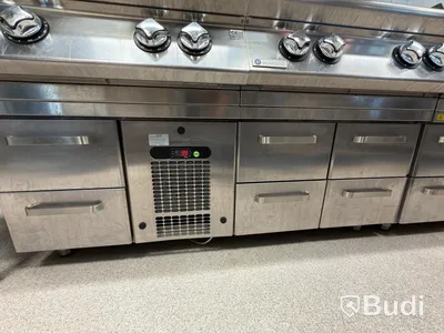 Coolpart refrigerated counter, 6 drawers