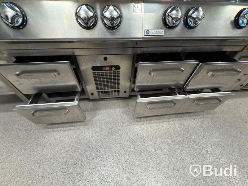 Coolpart refrigerated counter, 6 drawers