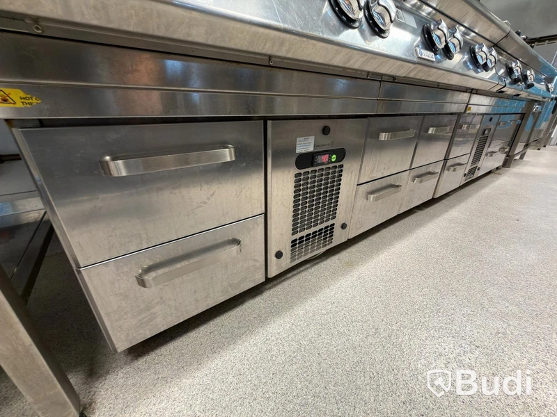 Coolpart refrigerated counter, 6 drawers