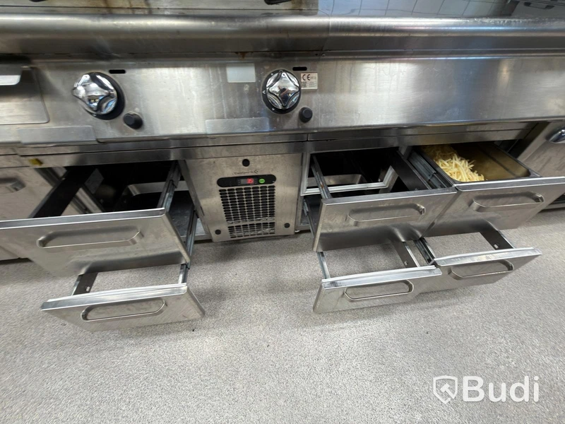 Coolpart refrigerated counter, 6 drawers