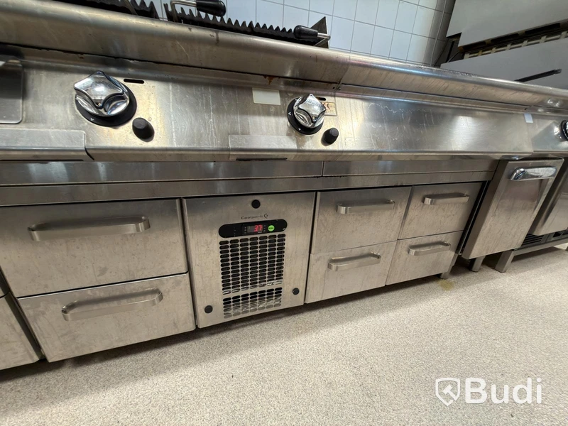 Coolpart refrigerated counter, 6 drawers