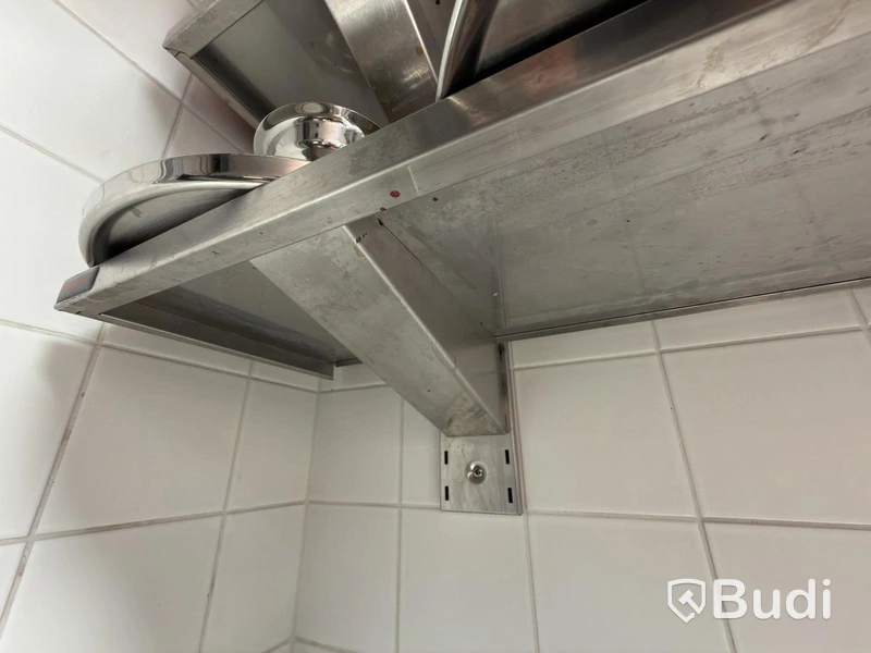 2 Novameta stainless steel shelves
