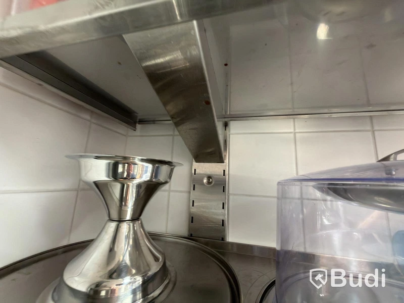 2 Novameta stainless steel shelves