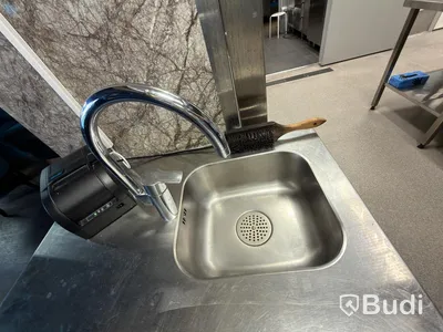 Rostfri bänk med ho