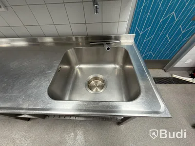 Rostfri bänk med ho