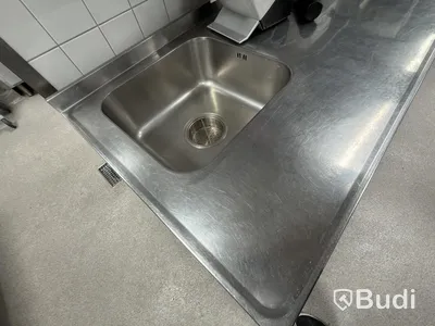Rostfri bänk med ho