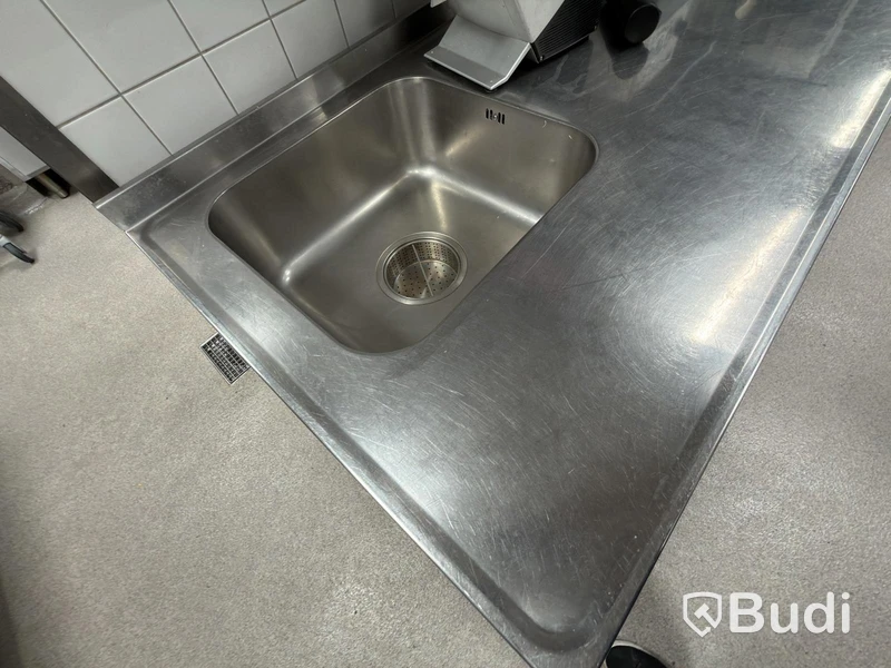 Rostfri bänk med ho