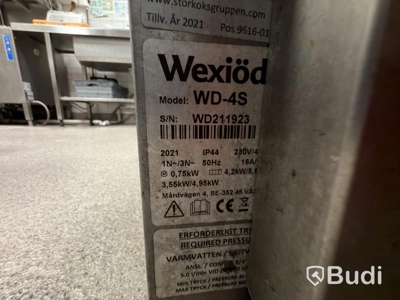 Wexiödisk WD-4S Dishwasher
