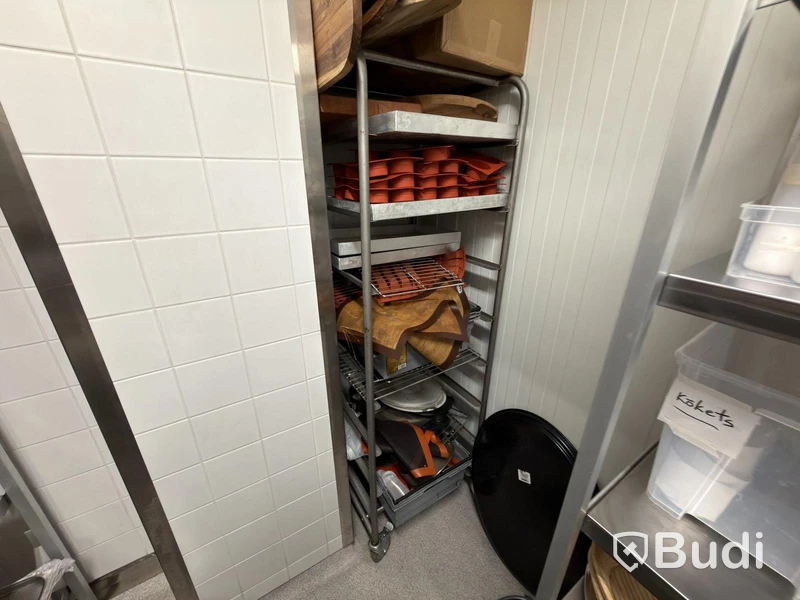 Stainless steel trolley