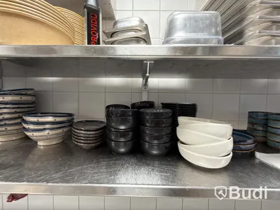 Boxes of assorted kitchen utensils