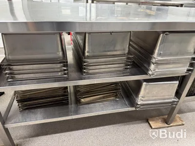 Stainless steel containers, trays
