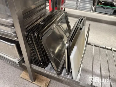 Stainless steel containers, trays