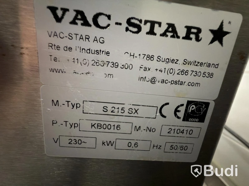 Vakuum maskin VAC-STAR S 215