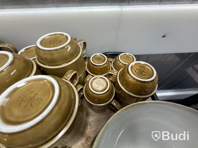 G. Benedikt 1882 coffee cups, teacups and side plates