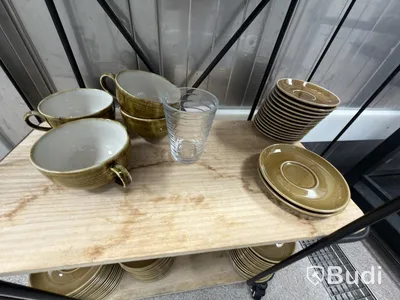 G. Benedikt 1882 coffee cups, teacups and side plates