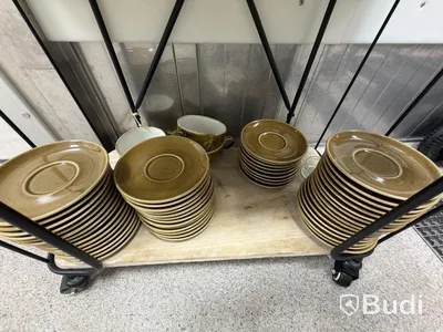 G. Benedikt 1882 coffee cups, teacups and side plates