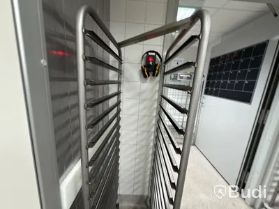 Stainless steel tray trolley