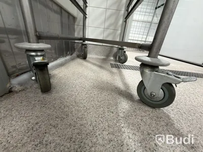 Stainless steel tray trolley
