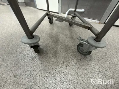 Stainless steel tray trolley