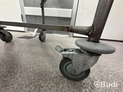 Stainless steel tray trolley