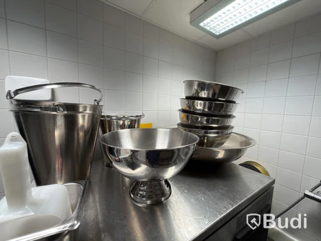 Parti rostfria ishållare rostfri hink