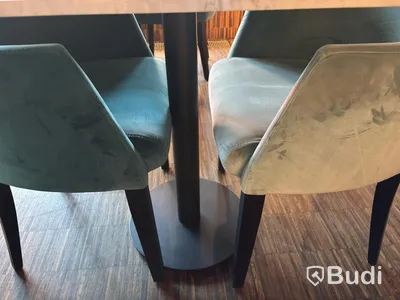 Marble table incl. 2 armchairs, Homeline