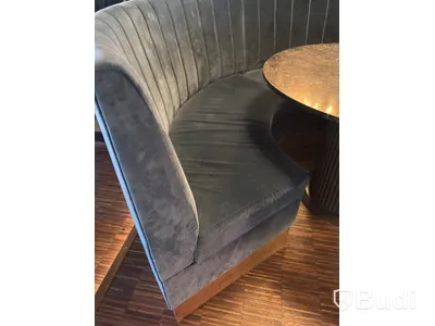 Sofa including marble table