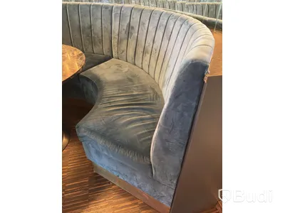 Sofa including marble table