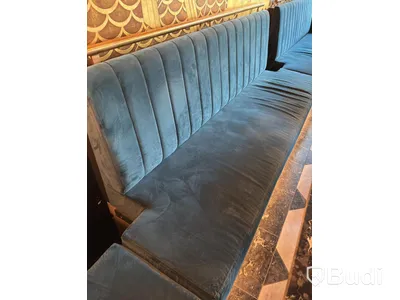 Sofa incl. 3 tables and 3 chairs