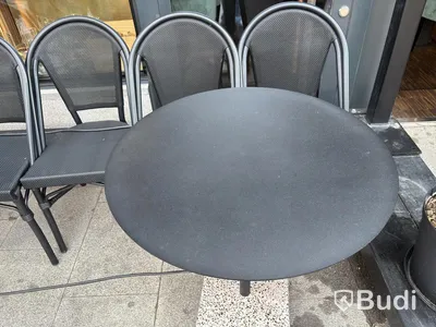 Lot of chairs and tables - outdoor furniture