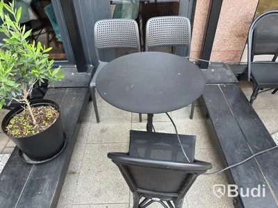 Lot of chairs and tables - outdoor furniture