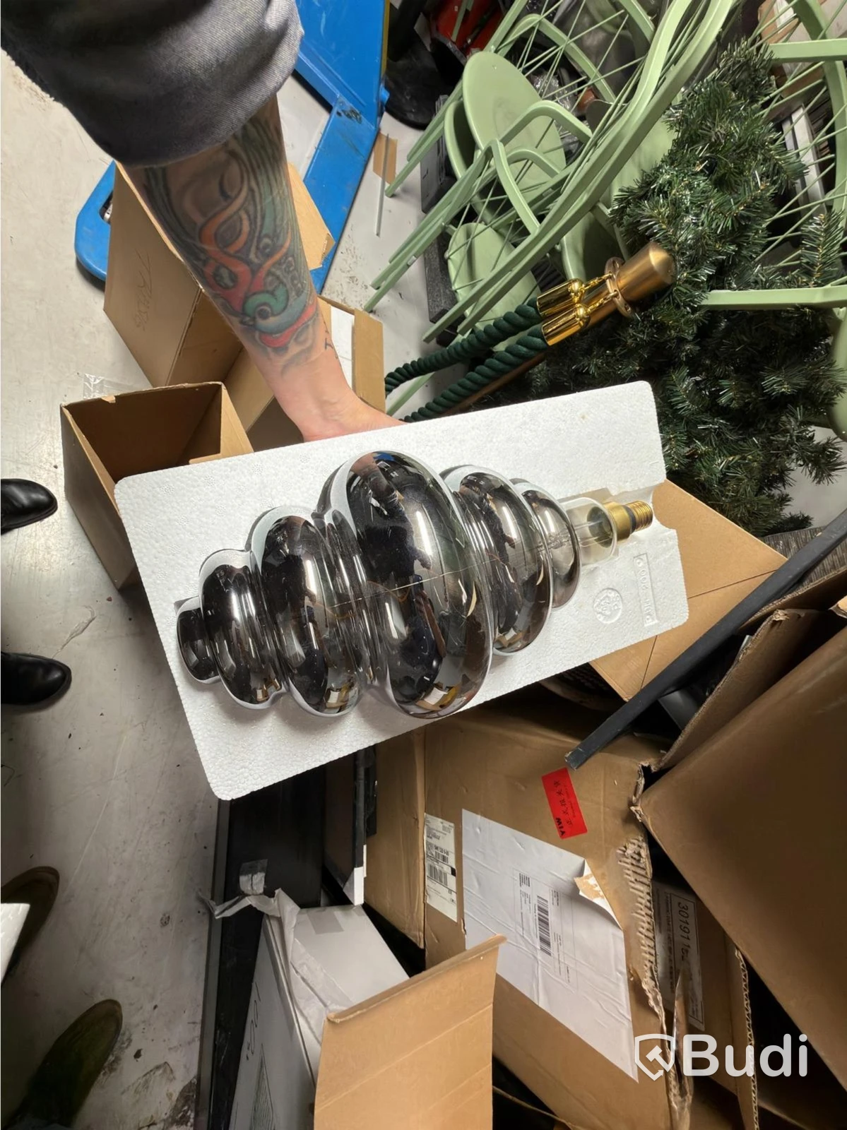Set of 6 design ceiling lamps