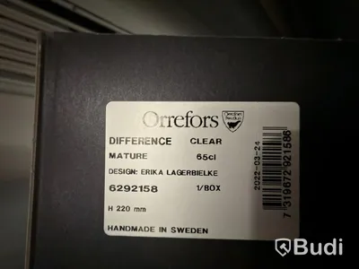 15 Orrefors Difference Clear glasses, 65 cl, Erika Lagerbielke