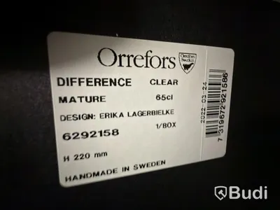 15 Orrefors Difference Clear glasses, 65 cl, Erika Lagerbielke