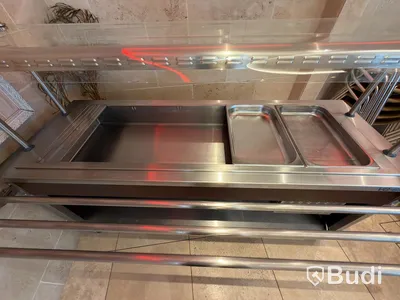 Refrigerated buffet counter Plastmet PS 01 87 with glass top