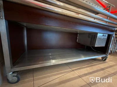 Refrigerated buffet counter Plastmet PS 01 87 with glass top