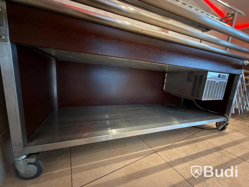 Refrigerated buffet counter Plastmet PS 01 87 with glass top