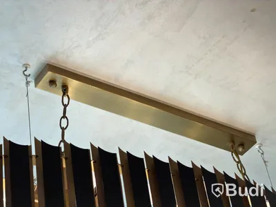 Boat-shaped chandelier.