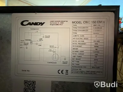 Candy Wine Cooler CWC 150 EM/N, 121 L