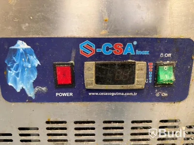 Kylbänk, CSA Inox med 6 lådor