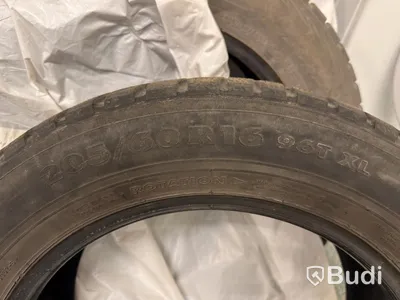 3 Nokian tires, 205/60R16 96T XL, studded winter tires
