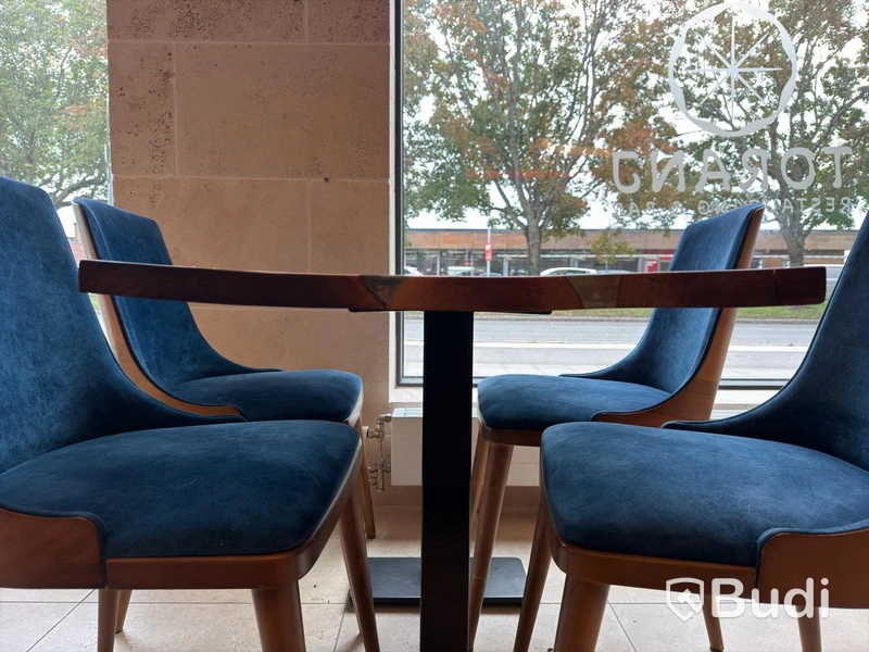 Lot of tables and chairs