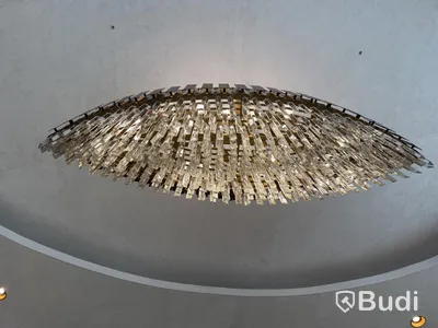 Boat-shaped chandelier.