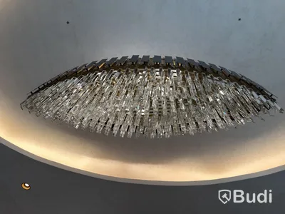 Boat-shaped chandelier.